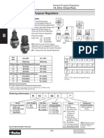 r10 04c m3 Parker Pneumatic Regulator Datasheet
