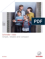 Schindler 1000 Elevator in