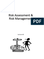 Risk Assessment & Risk Management: Lecture #2