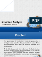 Situation Analysis: Aalaa Mahmoud, Group A