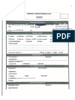 Hardware Software Request Form