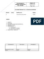 0 Creación Del Documento Todas: Procedimiento General de Revisión Del Sistema Edición: 00 Codificación: Pág 1 de 4