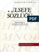 Orhan Hançerlioğlu Felsefe Sözlüğü Remzi Kitabevi