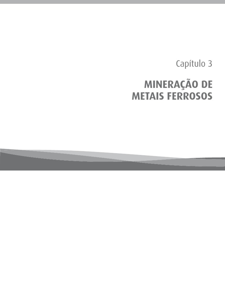 Mineral de Metais Ferrosos PDF Metais Aço