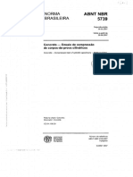 NBR 05739 - 2007 - Concreto - Ensaio de Compressao de Corpos-De-prova Cilindricos