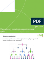 Estructura y Estrategia Organizacional P1