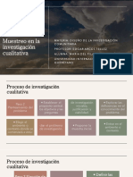 Muestreo en La Investigación Culitativa