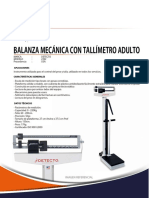 Balanza Mecanica Con Tallimetro Adulto 2392 Detecto