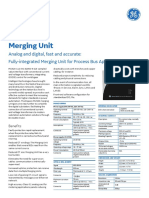 MU320 Merging Unit: Analog and Digital, Fast and Accurate: Fully-Integrated Merging Unit For Process Bus Applications