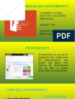 Usos Del Programa Powerpoint-Daniel Galindez