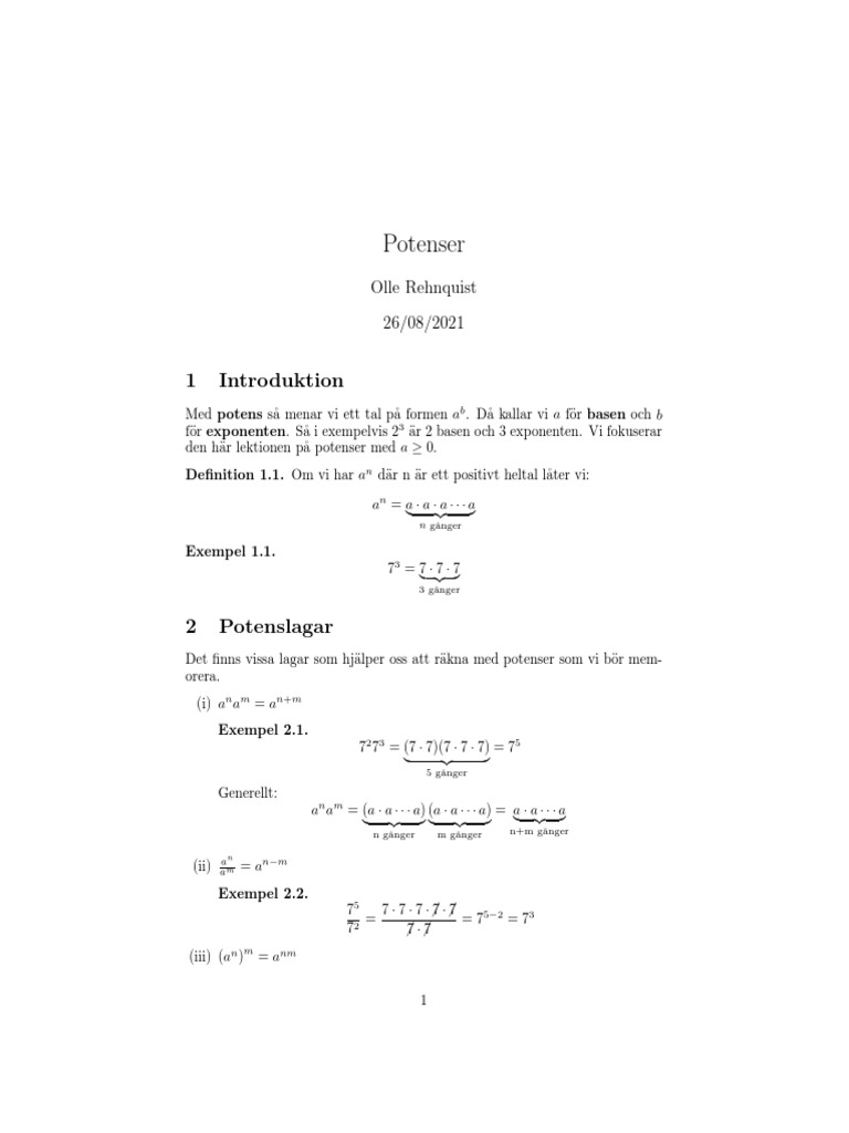 Matematik 1c 26 08 2021 | PDF