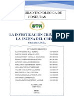 La Investigación Criminal y La Escena Del Crimen