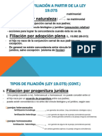 Tipos de Filiación (Dra. Suevia Sánchez)