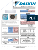 Ftx12axvju Rx12axvju Submittal