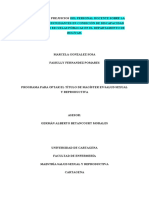 ESTEREOTIPOS Y PREJUICIOS DEL PERSONAL DE SALUD Y LA FAMILIA SOBRE LA SEXUALIDAD Y MANEJO EMOCIONAL DE LAS PERSONAS EN CONDICIÓN DE DISCAPACIDAD COGNITIVA Fay y Marce 08-15