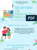 Educación inicial: Importancia de la participación de los padres