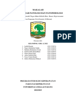 Makalah Konsep Dasar Patologi Dan Patofisiologi: Ditulis Untuk Memenuhi Tugas Mata Kuliah Ilmu Dasar Keperawatan