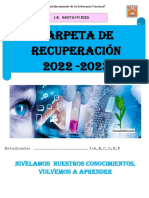 Carpeta de Recuperación CT Tercer Año