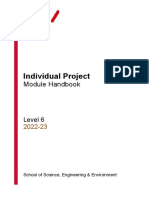 Level 6 Individual Project Handbook - 2022-23-V1