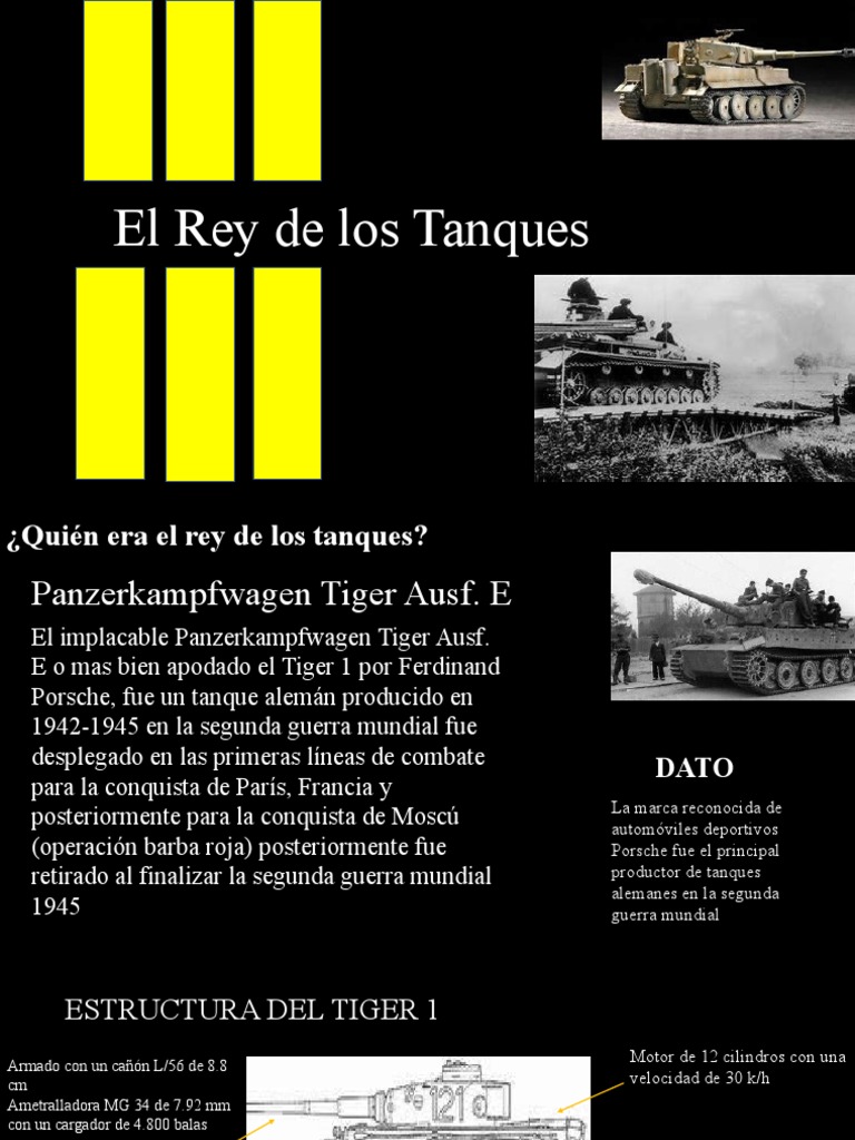 Tiger 1: El Rey de los Tanques WWII | PDF | Tigre i | M4 Sherman