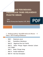 Peraturan UU Yang Melandasi Praktik Bidan