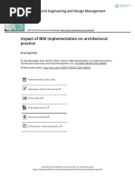 Impact of BIM Implementation on Architectural Practice