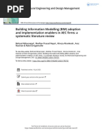 Building Information Modelling (BIM) Adoption and Implementation Enablers in AEC Firms - A Systematic Literature Review