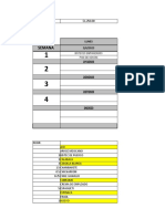 Calendario Comida de Empleado 1RA SEMANA