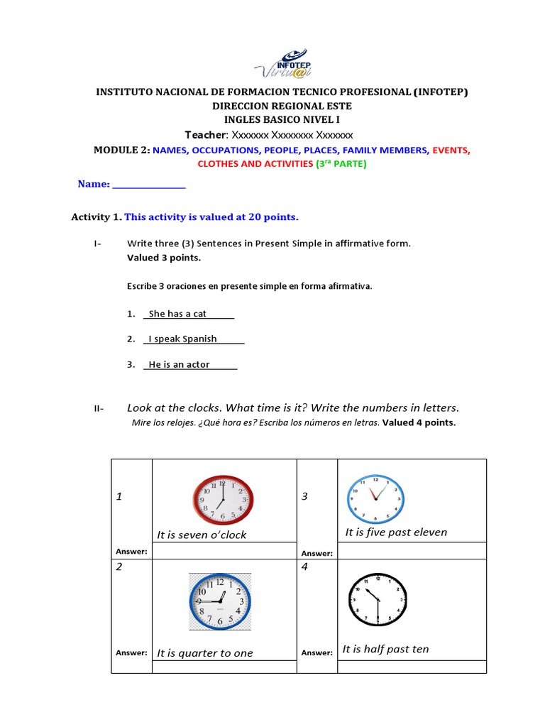Tarea Modulo 2 Tercera Parte Pdf