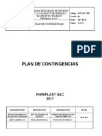 Plan de Contingencia Ante Desastre Pieriplast 2017-2