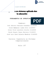 Ingeniería en Sistemas Aplicada Den La Educación