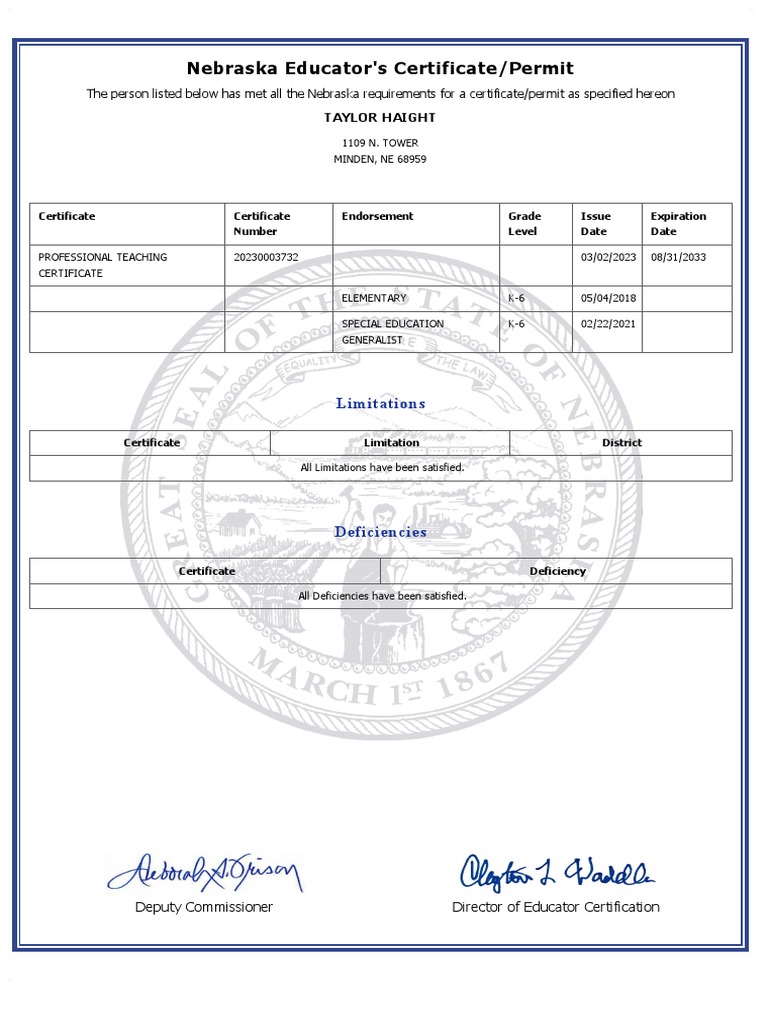 2023 Teaching Cert | PDF | Teachers | Government