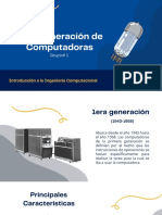 Primera Generación de Computadoras