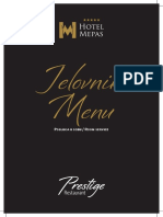 Jelovnik Za Sobe Room Service Menu Press 20222022. Fin