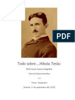 Nikola Tesla Investigación
