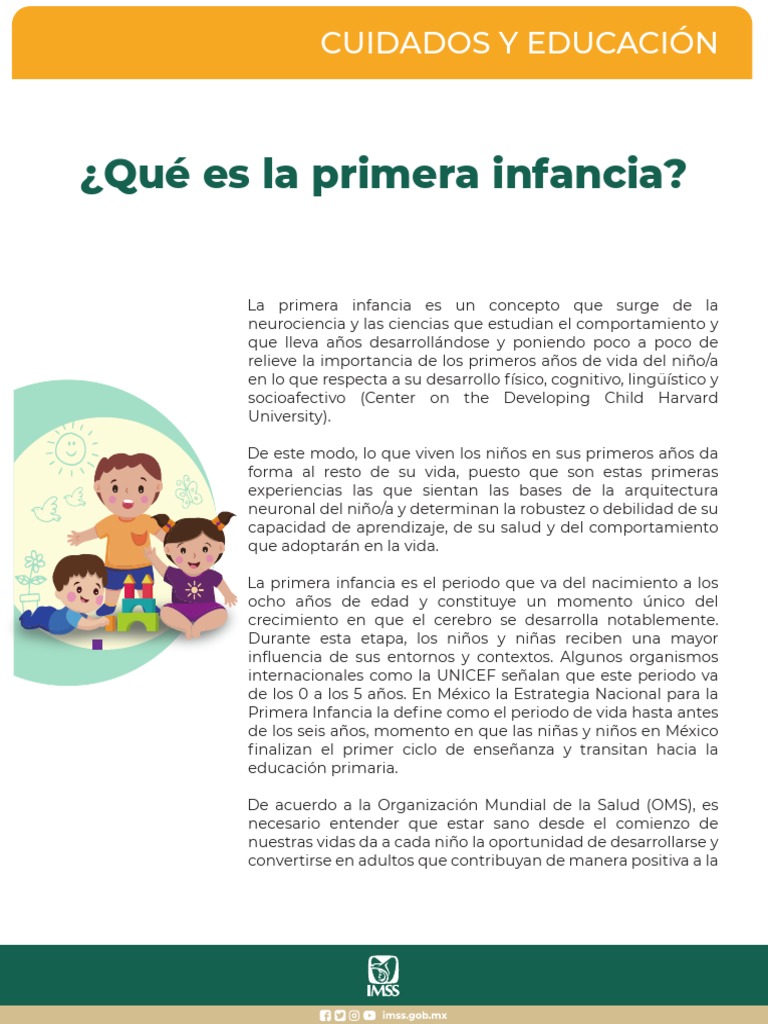 Definición de la Primera Infancia | PDF | Infancia