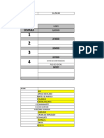 Presupuesto semanal y calendario de comidas para empleados