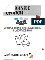 CARTAS DE OPINIÓN - Clase Apunte