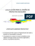 Orientaciones para El Diseño de Proyectos