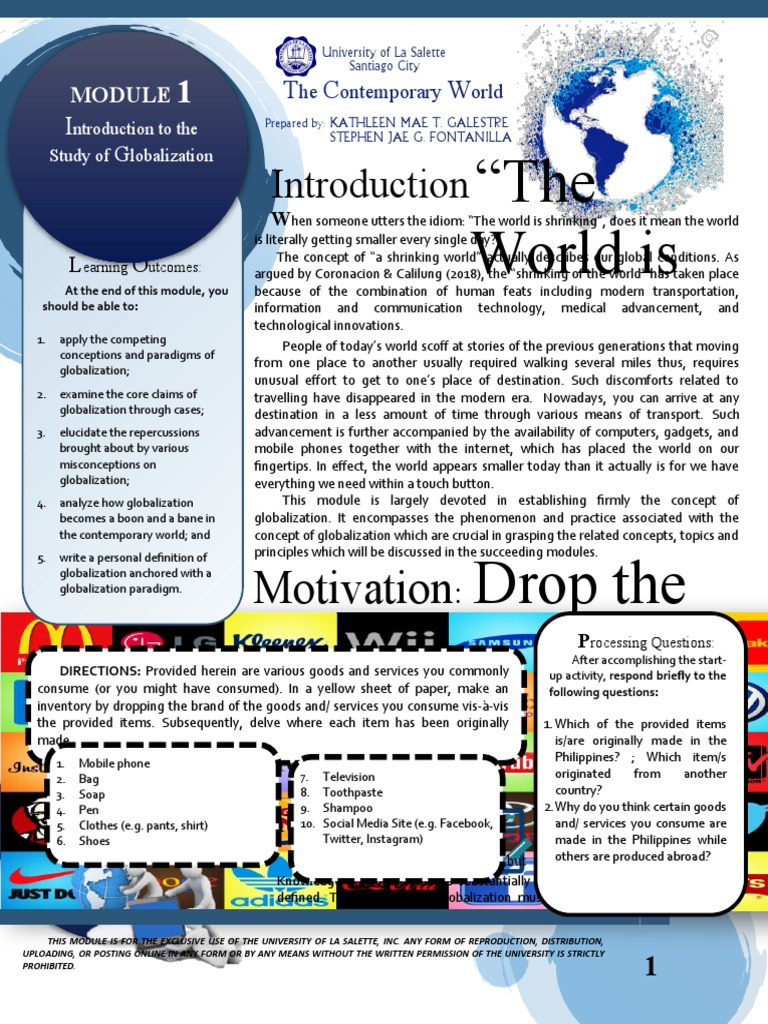 Understanding Globalization Concepts | PDF | Globalization | World ...