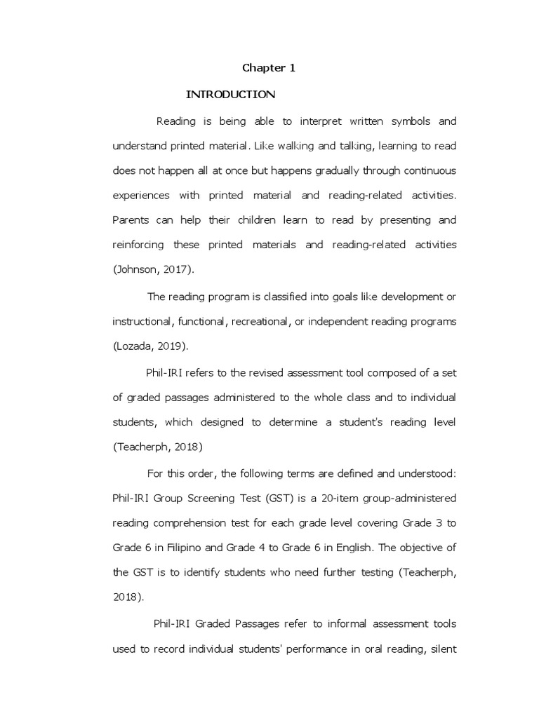 Chapter 1 and Chapter 2 | PDF | Reading Comprehension | Phonics