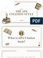 The Apa Citation Style: Lesson V