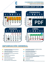 Calendario Escolar Licenciatura