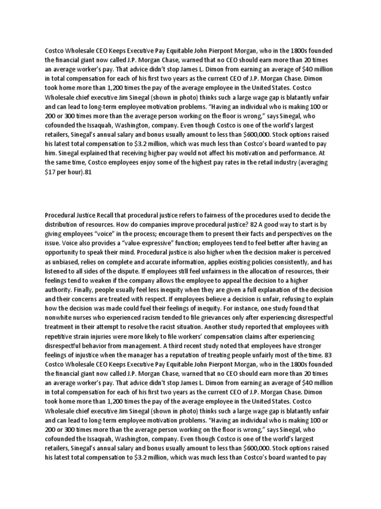 Costco Wholesale PDF Employment Salary