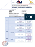 Cronograma Modulo I Participantes