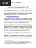 Download DRY - Sobre el traslado a la Constitucin Espaola de la regla de estabilidad presupuestaria impuesta desde la UE by Democracia real YA SN62925952 doc pdf