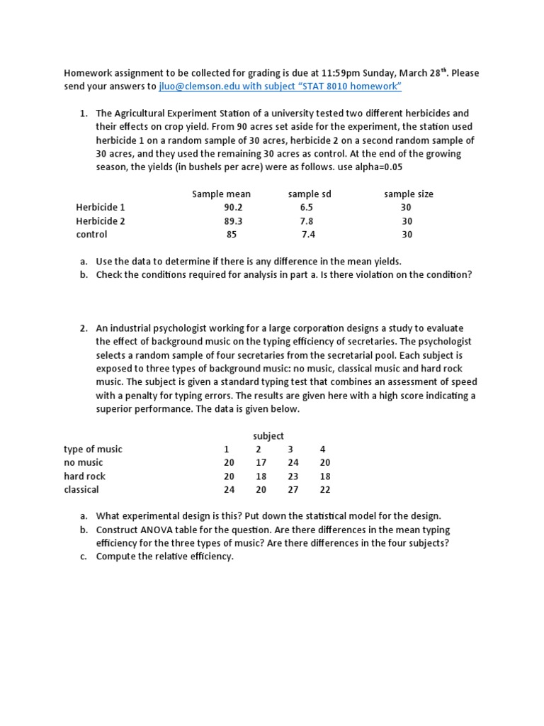 801 Homework For Grading | PDF
