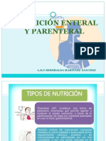 NUTRICION ENTERAL Y PARENTERAL