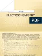 Electrochemistry