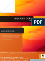 Balanced Diet - II
